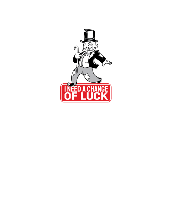 Monopoly - Am nevoie de puțin noroc model gri pe tricou