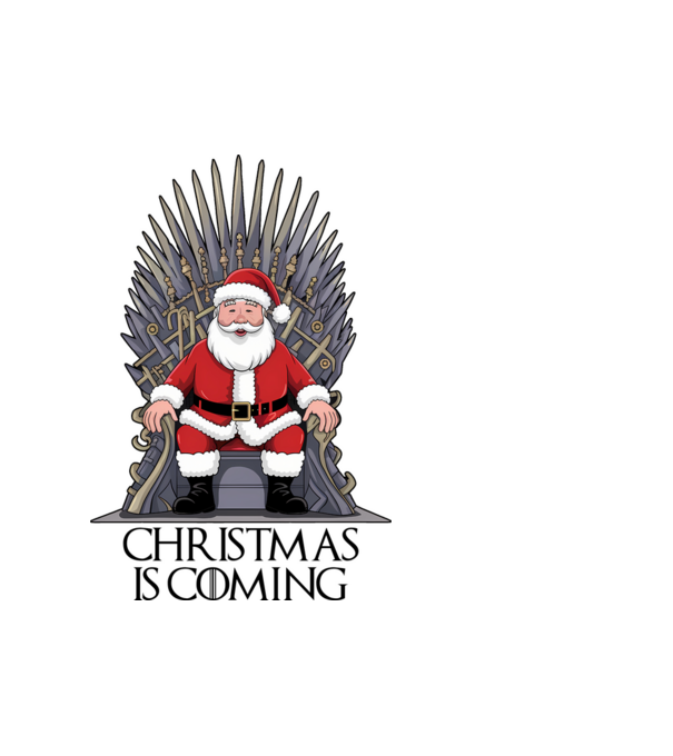 Christmas is Coming Alb model alb pe tricou