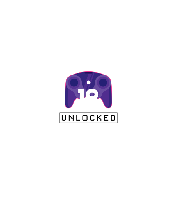 Level 18 Unlocked Gamer Birthday model negru pe tricou