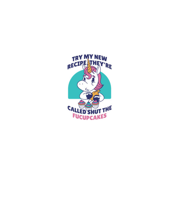 Unicorn Rețetă model liliachiu pe tricou