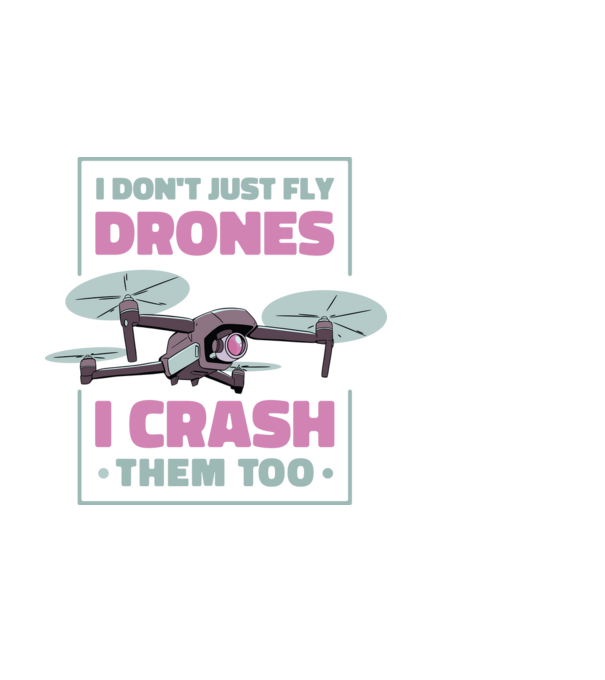 Tricou drone model alb pe tricou