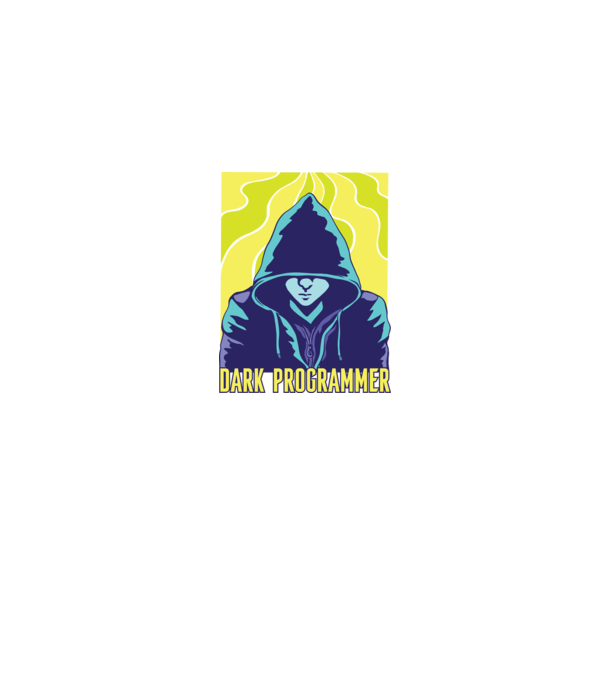 Dark Programmer model albastru jeanși pe tricou