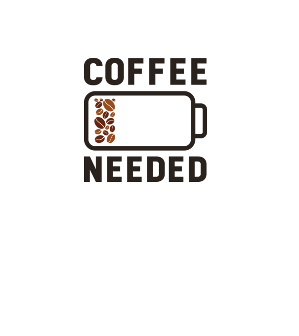 Am nevoie de cafea model gri pe tricou