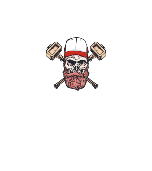 Craniu Viking model gri pe tricou