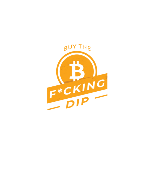 Bitcoin - Buy the fucking dip model negru pe tricou