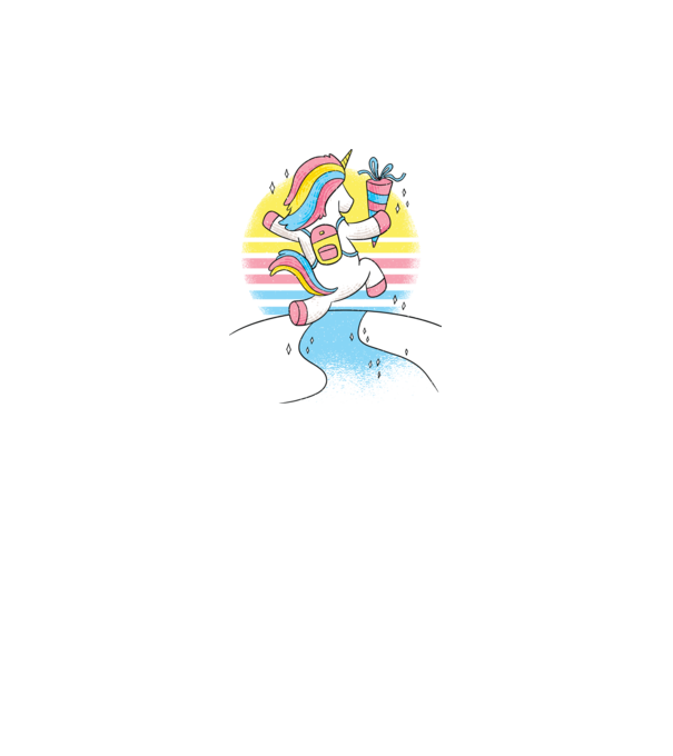 Unicorn școlar model gri pe tricou