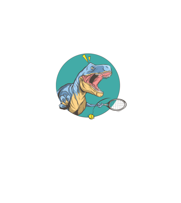 Dinozaur T-rex Tenis model gri pe tricou