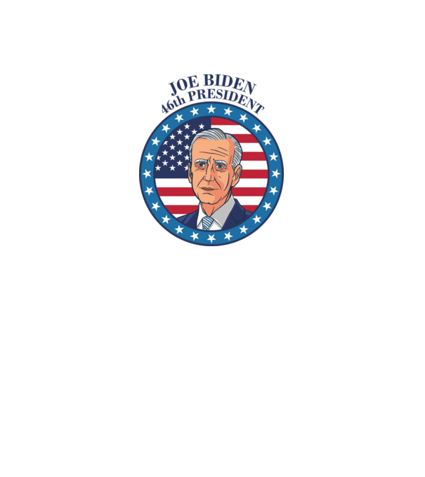 Joe Biden cel de-al 46-lea președinte al SUA model alb pe tricou