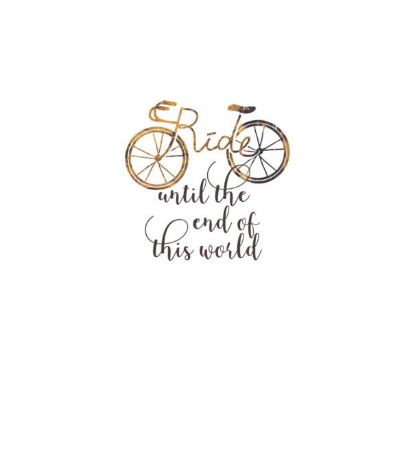 Ride until the end of this world model gri pe tricou
