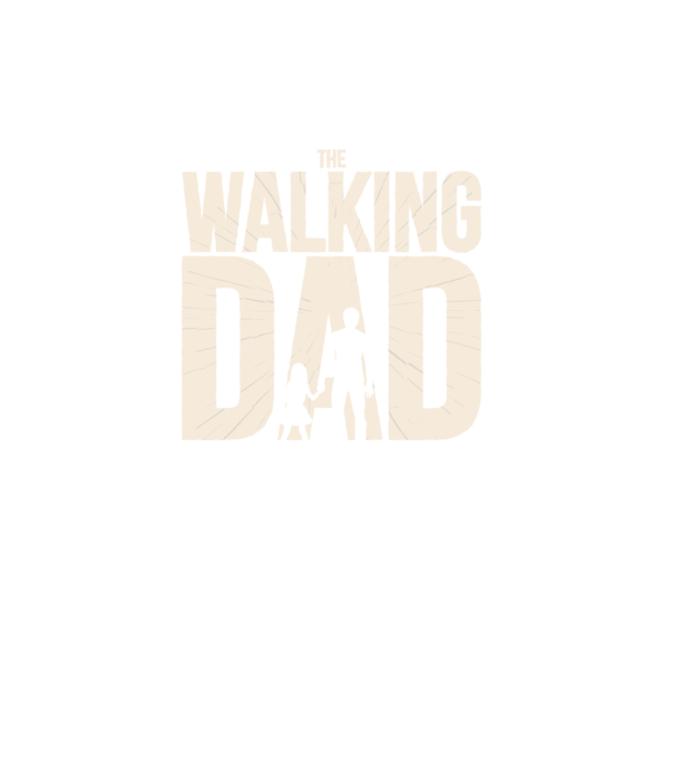 The Walking Dad model turcoaz pe tricou