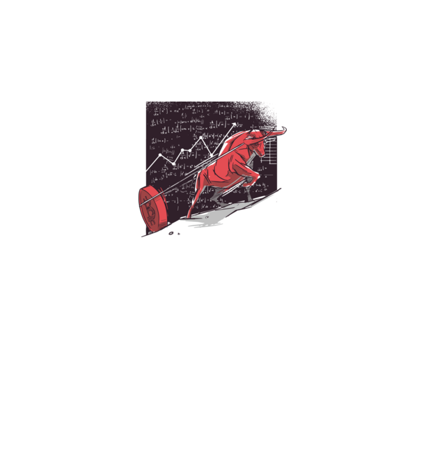 Taur Bitcoin model alb pe tricou