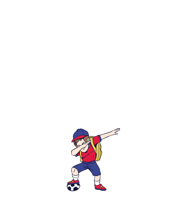 Școlar Fotbalist DAB model negru pe tricou