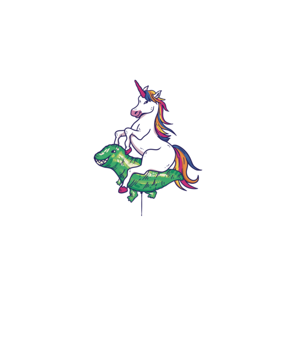 Balon cu Unicorn model albastru deschis pe tricou