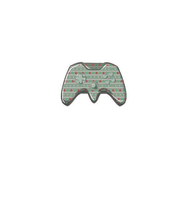 Controler Gamer Crăciun model alb pe tricou