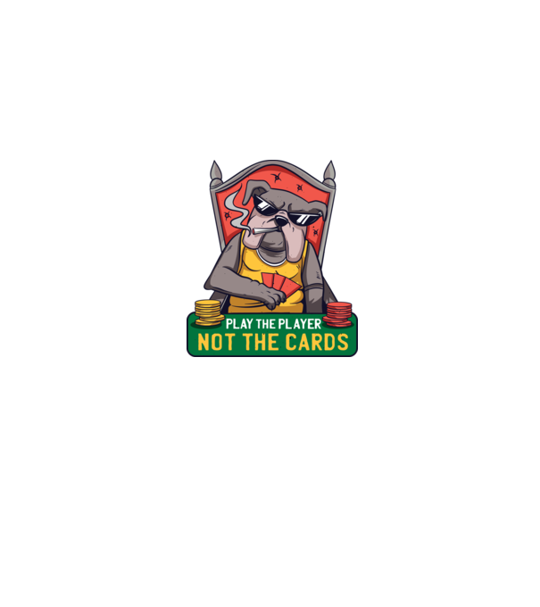 Bulldog Poker model albastru jeanși pe tricou