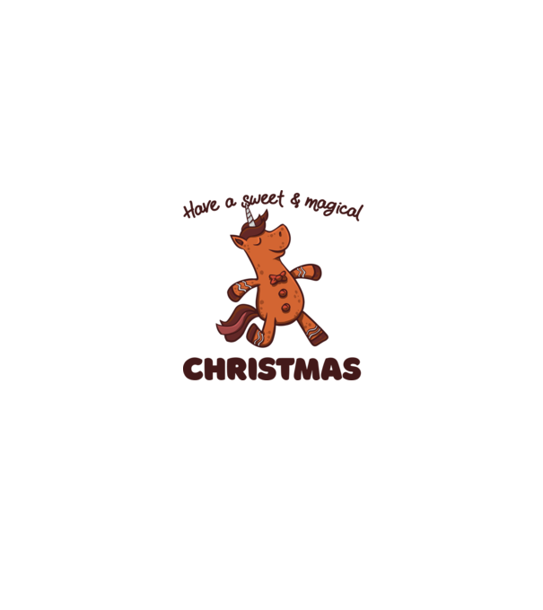 Have a sweet and magical Christmas model alb/roșu pe tricou