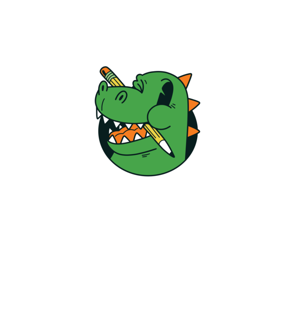 Elev Dinozaur drăguț model gri pe tricou