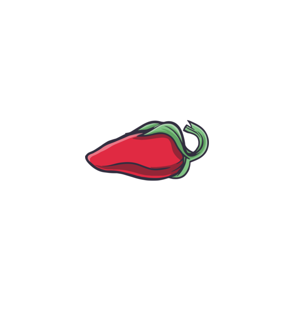 Got Spice ardei model albastru deschis pe tricou