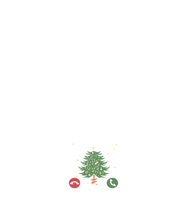 Christmas is calling model albastru închis pe tricou