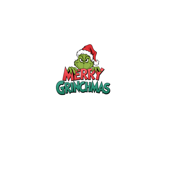 Merry Grinchmas model negru pe tricou