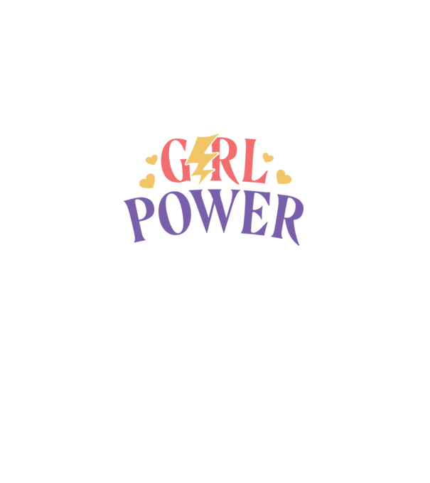 Girl Power Ziua Femeii model alb pe tricou
