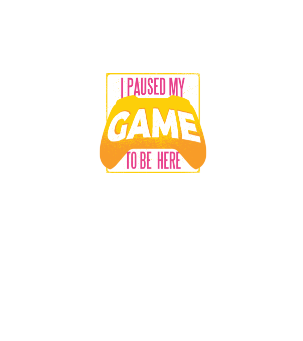 I paused my game to be here tricou amuzant Gamer model negru pe tricou