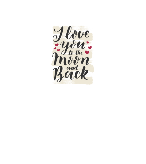 'I love you to the moon and back tricou drăguț Valentine''s Day' model gri pe tricou