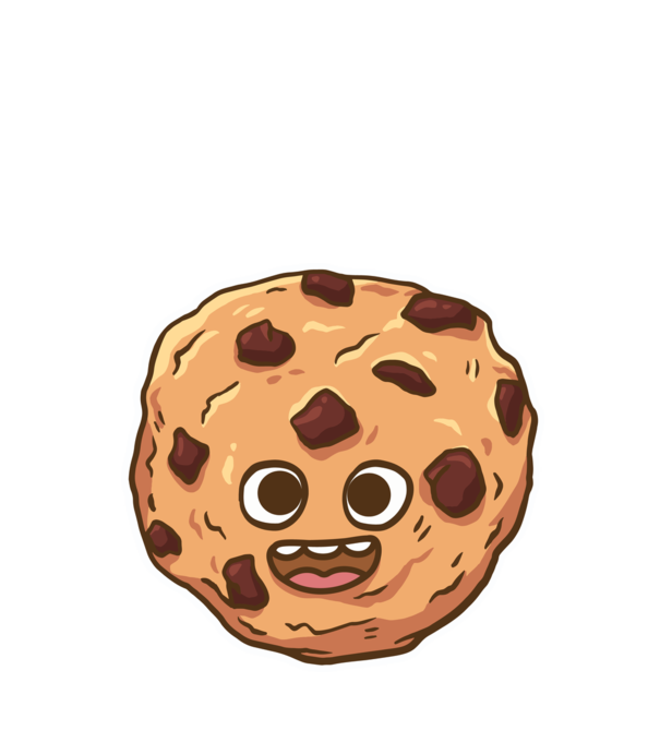 Cookie drăguț model turcoaz pe tricou