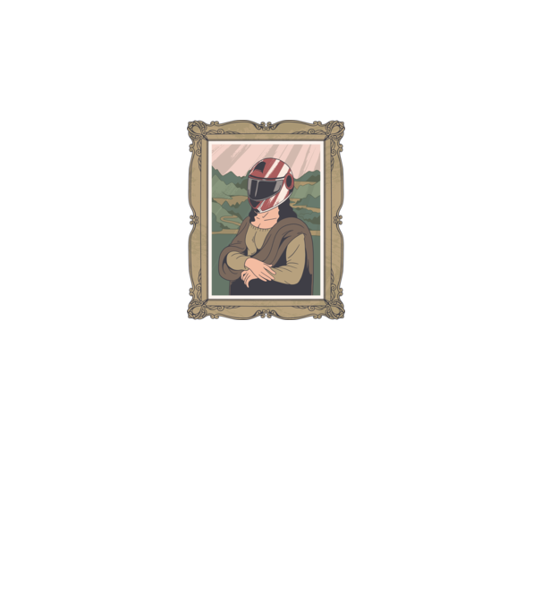 Mona Lisa Concurent model turcoaz pe tricou