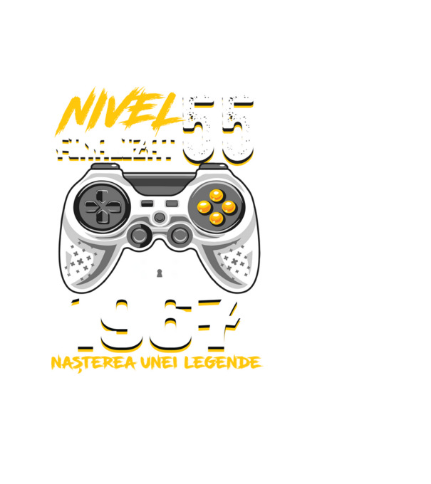 Nivel 55 finalizat. 1967 nașterea unei legende model negru pe tricou