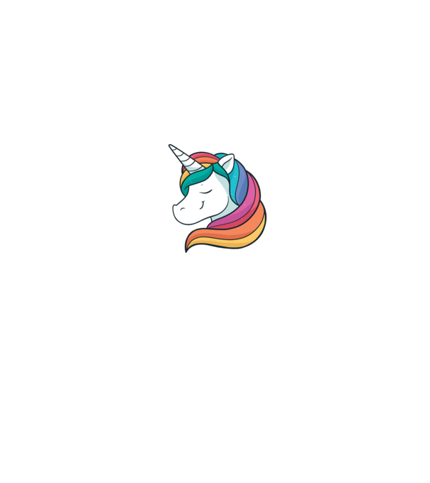 Cap de unicorn model roz deschis pe tricou