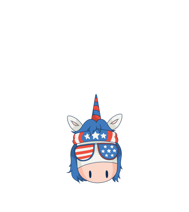 SUA unicorn model negru pe tricou