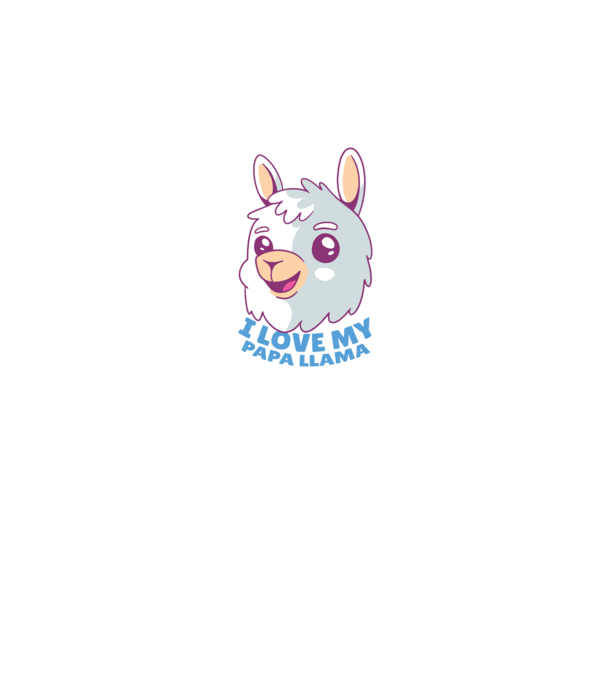 I Love My Papa Llama tricou drăguț cu lamă pentru bunicul model roz pe tricou