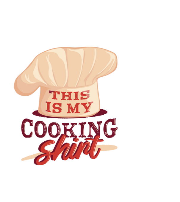 This is my Cooking Shirt model albastru deschis pe tricou