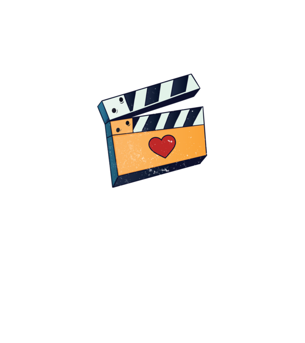 Cinema Film model gri pe tricou
