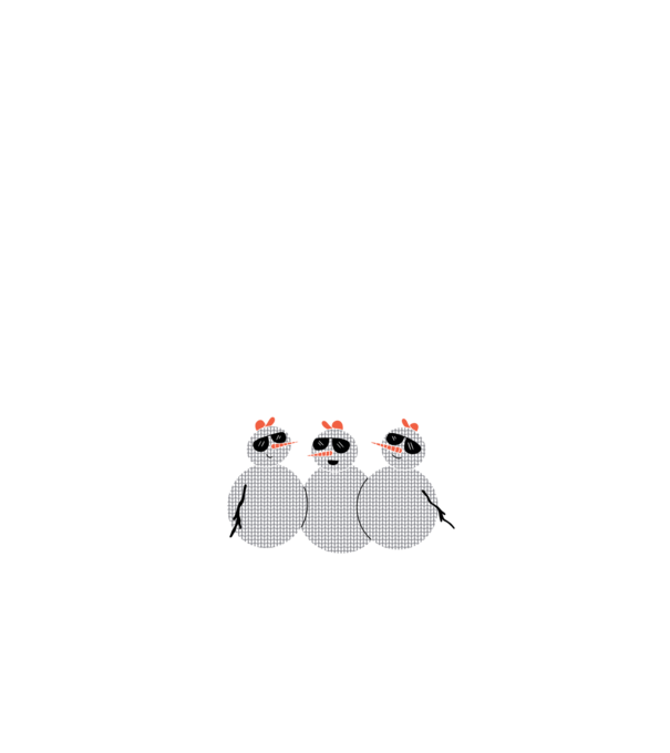 Chillin with my Snowmies tricou pulovăr urât model negru pe tricou
