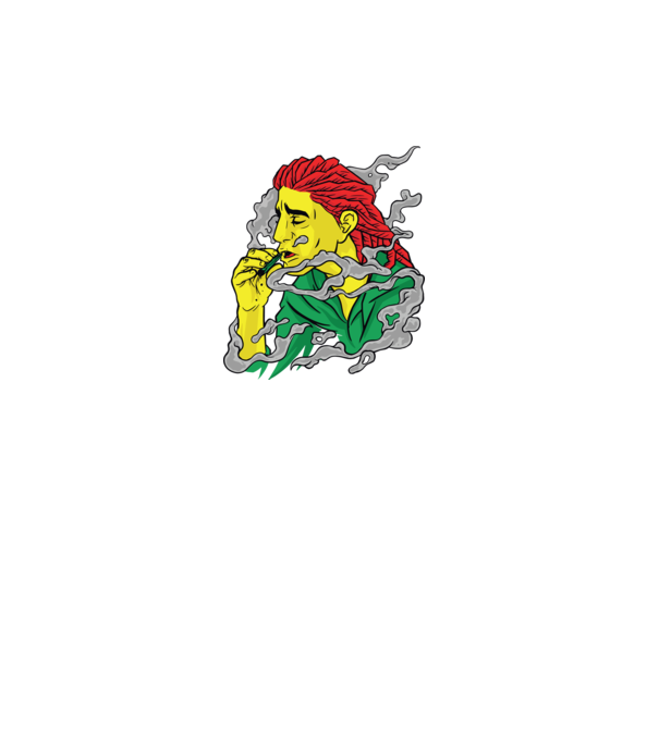 Dreadlock model turcoaz pe tricou