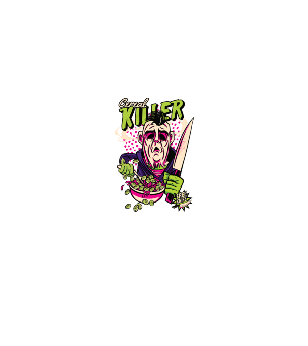 Cereale Killer Fulgi de cereale model negru pe tricou