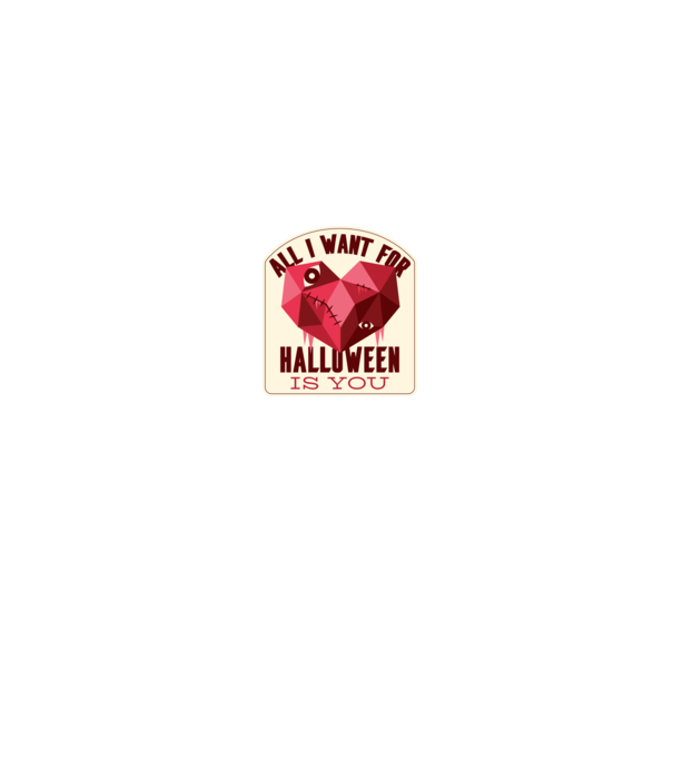 All I want for Halloween is You model roz deschis pe tricou