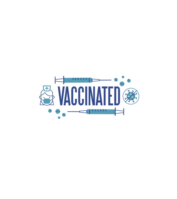 Sunt vaccinat model alb pe tricou
