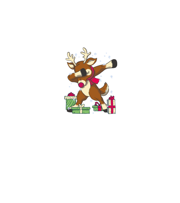 Rudolph DAB model negru pe tricou