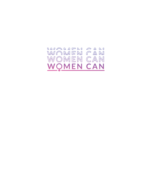 Women Can Ziua femeii model alb pe tricou
