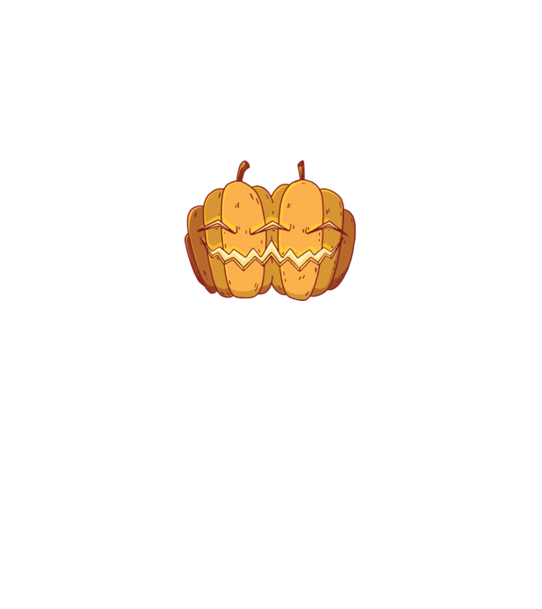 Dovleci siamezi de Halloween model gri pe tricou