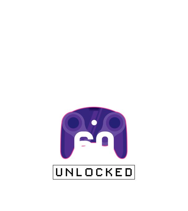 Level 60 Unlocked Gamer Birthday model negru pe tricou