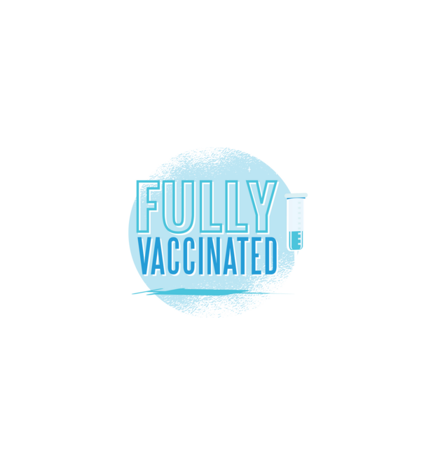 Complet vaccinat model turcoaz pe tricou