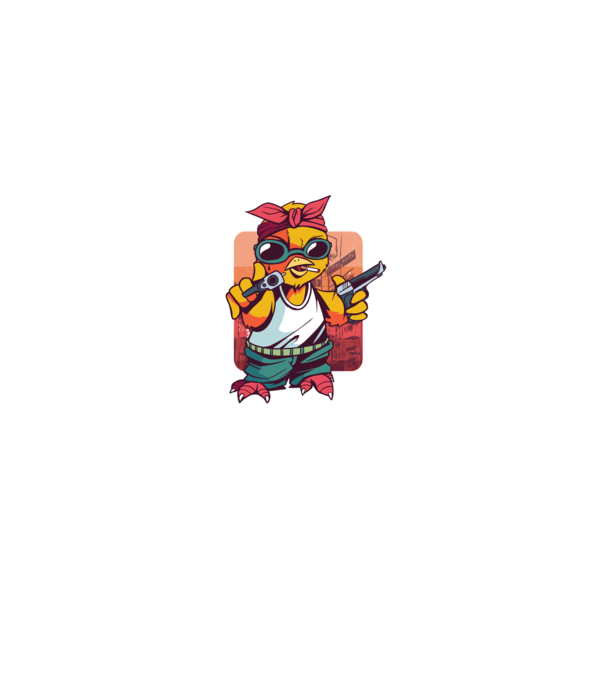 Pew Pew Pew Madafakas Pui model negru pe tricou