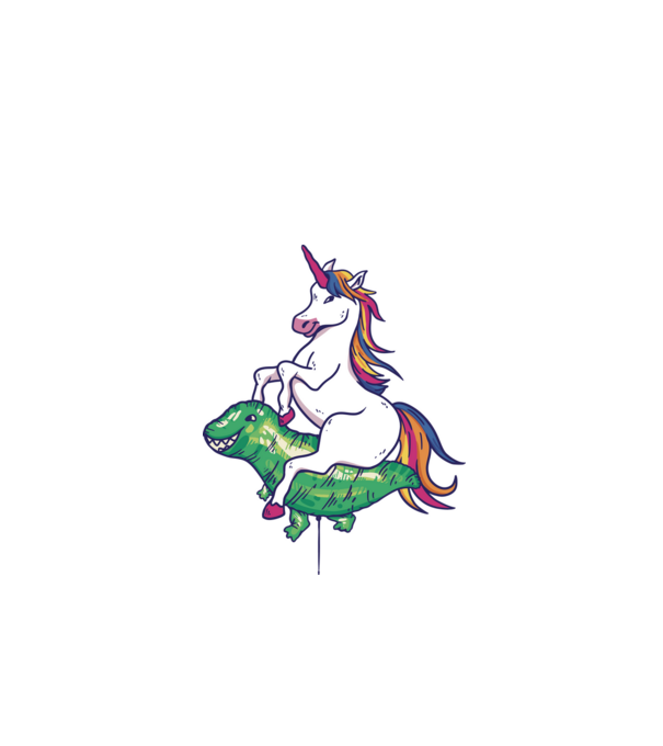 Balon cu Unicorn model turcoaz pe tricou