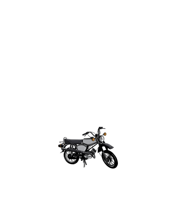 Motocicletă model negru pe tricou