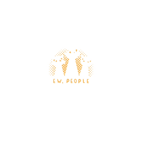 ew, people model negru pe tricou
