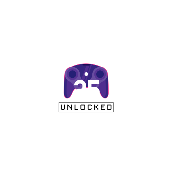Level 25 Unlocked Gamer Birthday model negru pe tricou